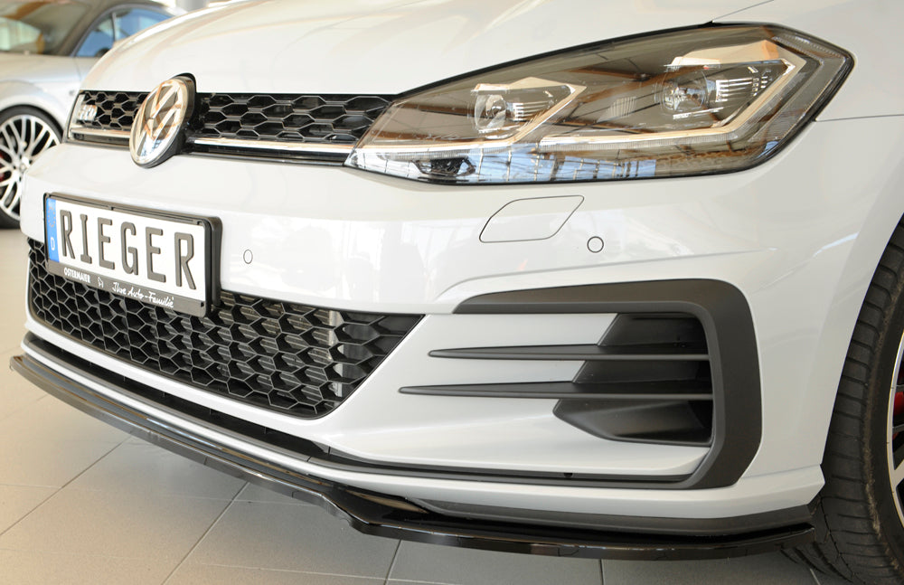 Rieger Front Splitter VW Golf MK7.5 GTI/GTE/GTD 2017+ - High-Gloss Black