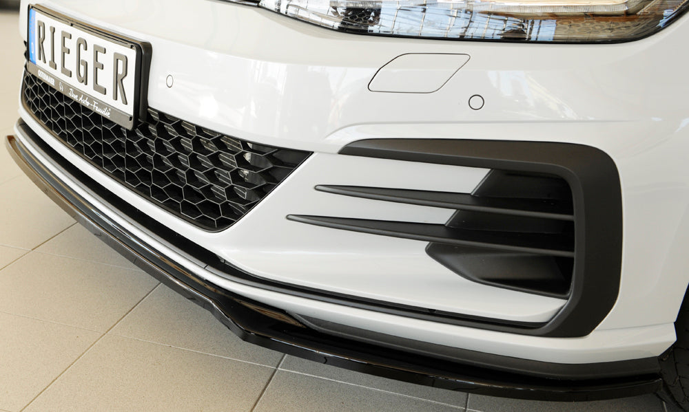 Rieger Front Splitter VW Golf MK7.5 GTI/GTE/GTD 2017+ - High-Gloss Black