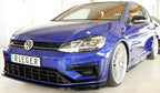 Rieger Front Splitter Volkswagen Golf MK7.5 R / R-line 2017+ - Hoogglans Zwart