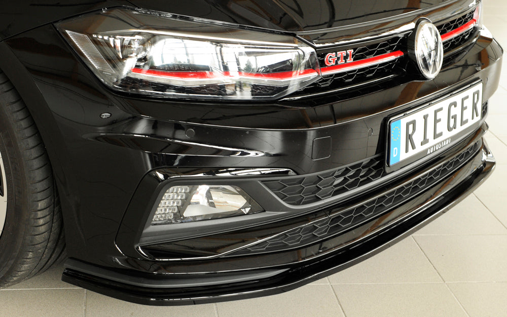 Rieger Répartiteur Avant VW Polo AW GTI 2017/2021 - Noir Brillant