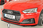 Rieger Front Splitter Audi S5 B9/F5 2016-2019 - Hoogglans Zwart