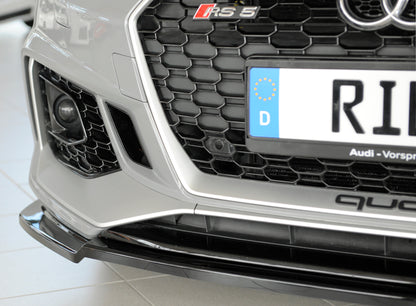 Rieger Frontsplitter Audi RS5 B9/F5 2017-2020 - Hochglanz Schwarz