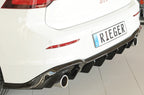 Rieger Diffuser VW Golf MK8 GTI 2020+ - Hoogglans Zwart
