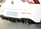 Rieger Diffuser VW Golf MK8 GTI 2020+ - Hoogglans Zwart