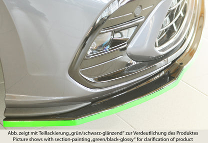 Rieger Front Splitter VW Polo AW GTI 2021+ - Hoogglans Zwart