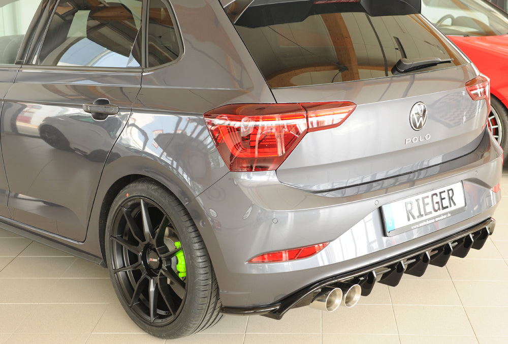 Rieger Difuzor VW Polo GTI AW 2017-2020 - Vysoký lesk černá