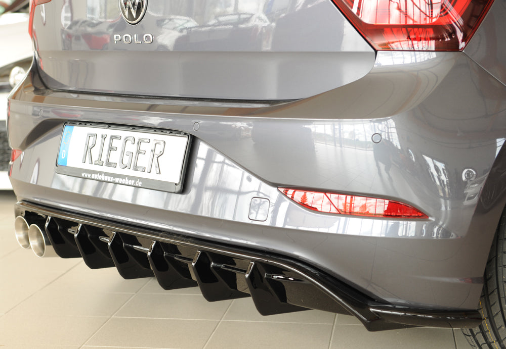 Rieger Difuzor VW Polo GTI AW 2017-2020 - Vysoký lesk černá