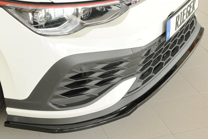 Rieger Front Splitter VW Golf MK8 GTI Clubsport 2020+ - Gloss Black