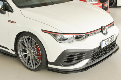 Rieger Front Splitter VW Golf MK8 GTI Clubsport 2020+ - Gloss Black