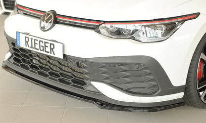 Rieger Front Splitter VW Golf MK8 GTI Clubsport 2020+ - Gloss Black