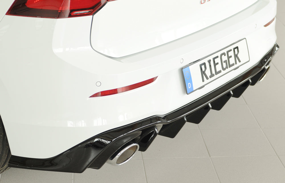 Rieger Diffuseur VW Golf MK8 GTI Clubsport 2020+ - Noir Brillant