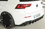 Rieger Diffuser VW Golf MK8 GTI Clubsport 2020+ - Hoogglans Zwart