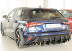 Rieger Diffuser Audi S3, A3 S-Line 8Y 2024+ - Hoogglans Zwart