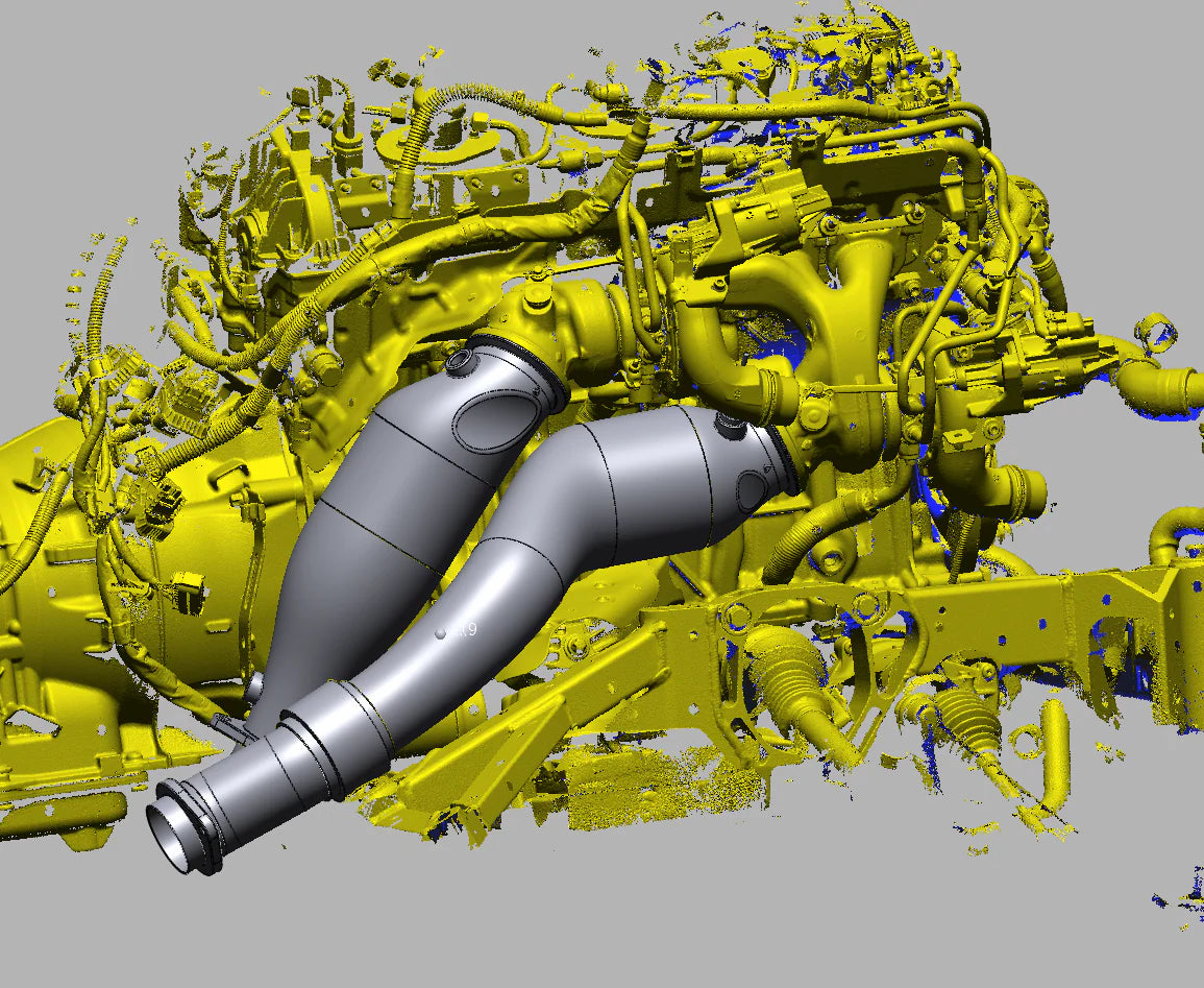 JDY 4 Inch Downpipe BMW G8X S58 M2, M3, M4