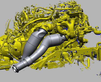 JDY 4 Inch Downpipe BMW G8X S58 M2, M3, M4