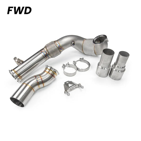 JDY 130MM Sport-Cat Downpipe 2.0TSI MQB Golf 7/7.5 GTI/R, A3/S3, Leon Cupra, Octovia vRS etc.