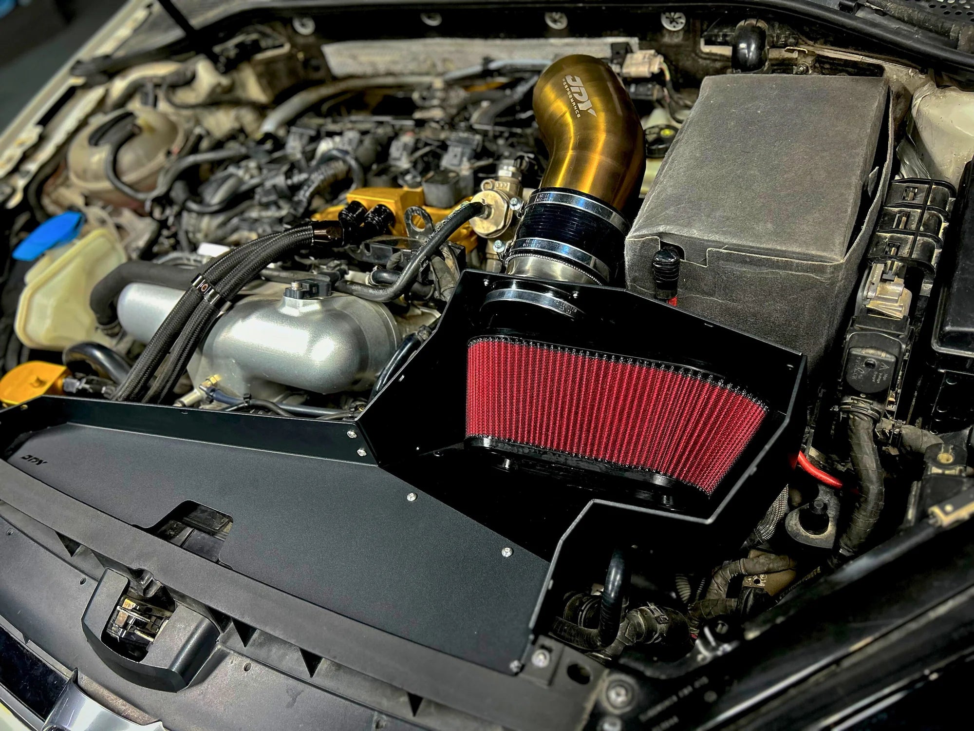JDY Titanium Luchtinlaat 2.0TSI MQB VW Golf MK7 GTI/R, S3, Leon 5F Cupra etc.