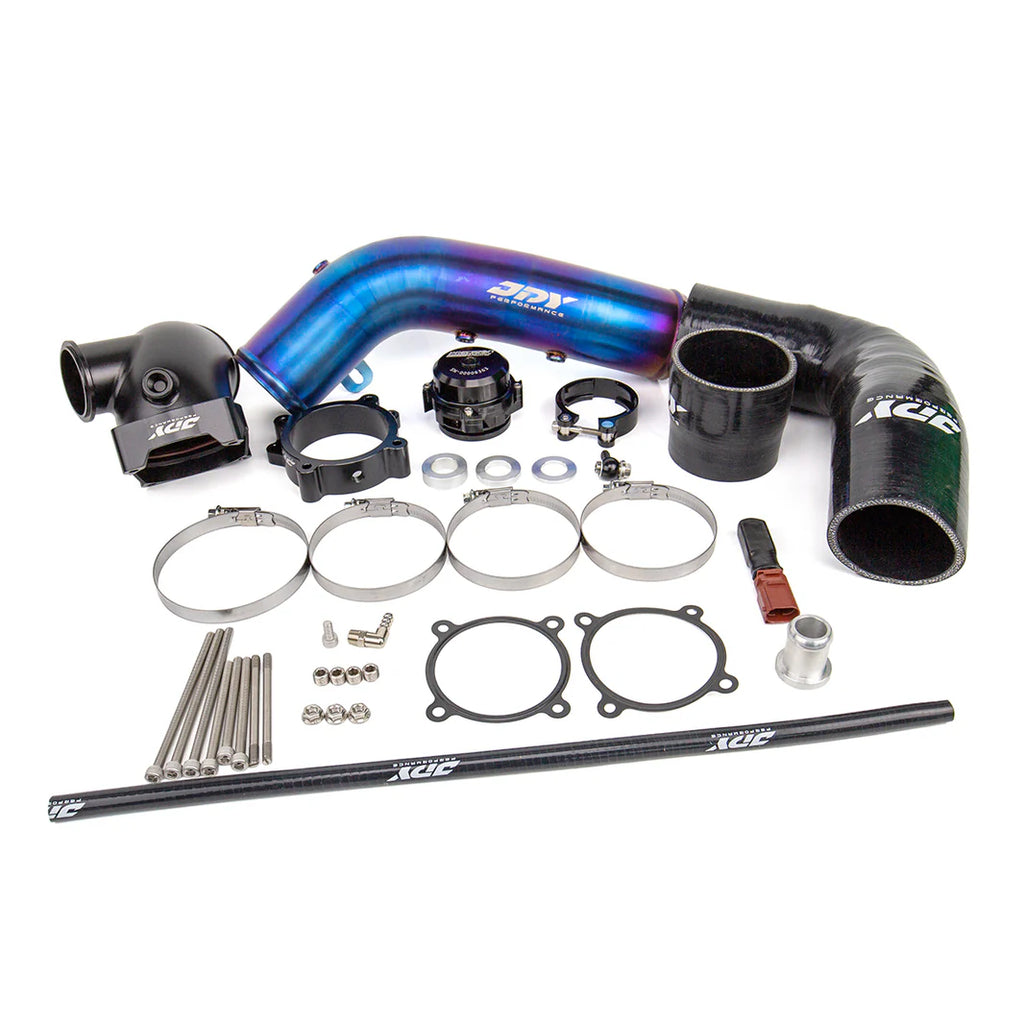 JDY Throttle Elbow BOV & Titanium Boost Pipe Kit EA855 Audi RS3 8V/8Y, TTRS 8S, RSQ3