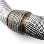 Downpipe JDY De-Cat 102mm Sortie Turbo Audi RS3 8V/8Y, TTRS 8S 2.5TFSI