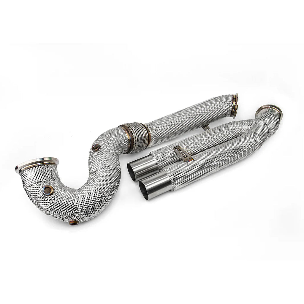Downpipe JDY De-Cat 102mm Sortie Turbo Audi RS3 8V/8Y, TTRS 8S 2.5TFSI