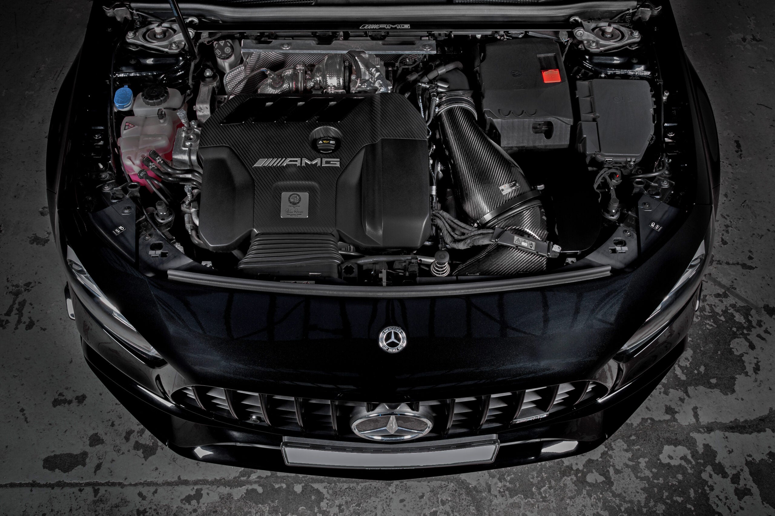 Eventuri Karbónový vzduchový vstup Mercedes A45, GLA45, CLA45 AMG (W177/C118)