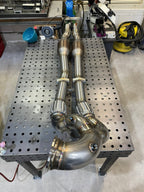 MTR Hand-welded 90/70mm Downpipe Audi RS3 8V2, 8Y, TTRS 8S
