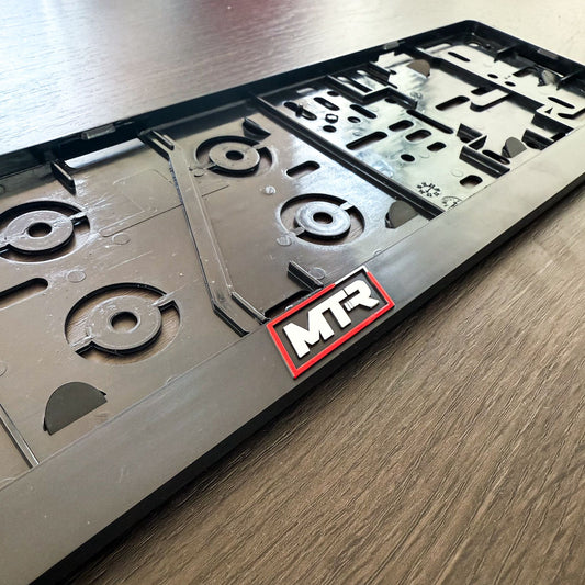 MTR Kentekenplaathouder 3D Logo