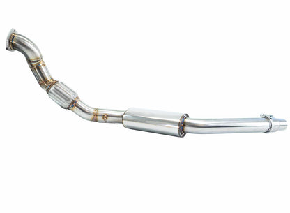 Tuyaux de remplacement pour silencieux central Bull-X Audi A4, A5 B9 2.0TFSI