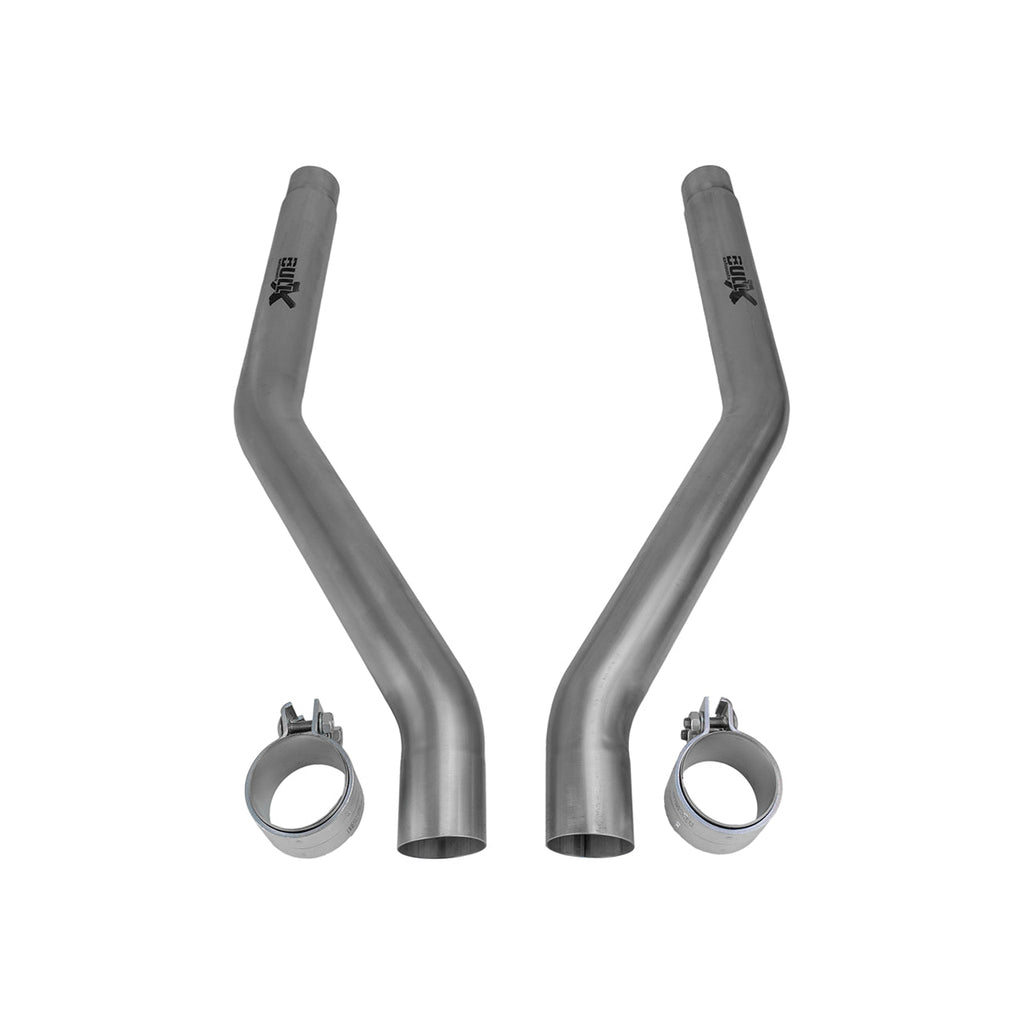 Pipes de remplacement pour silencieux central sans résonance Bull-X Audi RS4 + RS5 B9 2.9TFSI 450HP