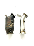 Vylepšená katalyzátorová část downpipe Audi A6 55TFSI-E C8 (s vybavením OPF/GPF)