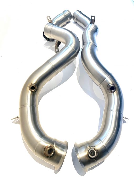 Vylepšené downpipes Mercedes S63 AMG 4.0BiTurbo W222