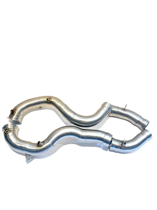 Vylepšené downpipes Mercedes S63 AMG 4.0BiTurbo W222