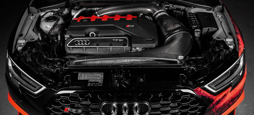 Admission d'air en fibre de carbone Eventuri Audi RS3 8V2, TTRS 8S DAZA/DNWA