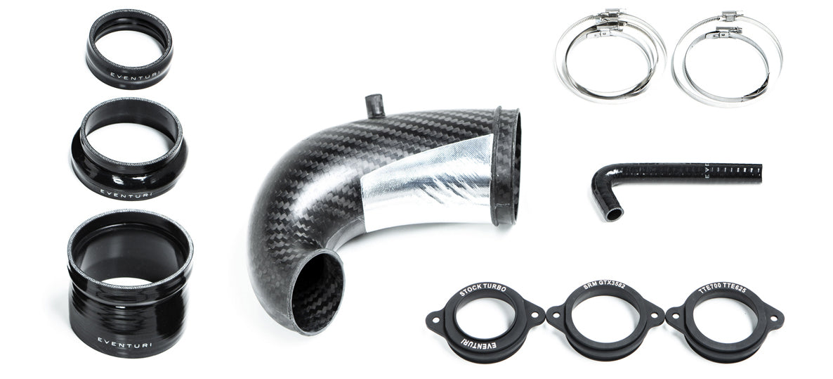 Eventuri Carbon Fiber Turbo Inlet Audi RS3 8V/8Y, TTRS 8S, RSQ3 F3