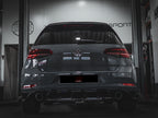 EGO-X 3 inch RVS Cat-Back Met Klep VW Golf MK7 GTI Performance/TCR, Leon 5F Cupra 290 OPF (with ECE)