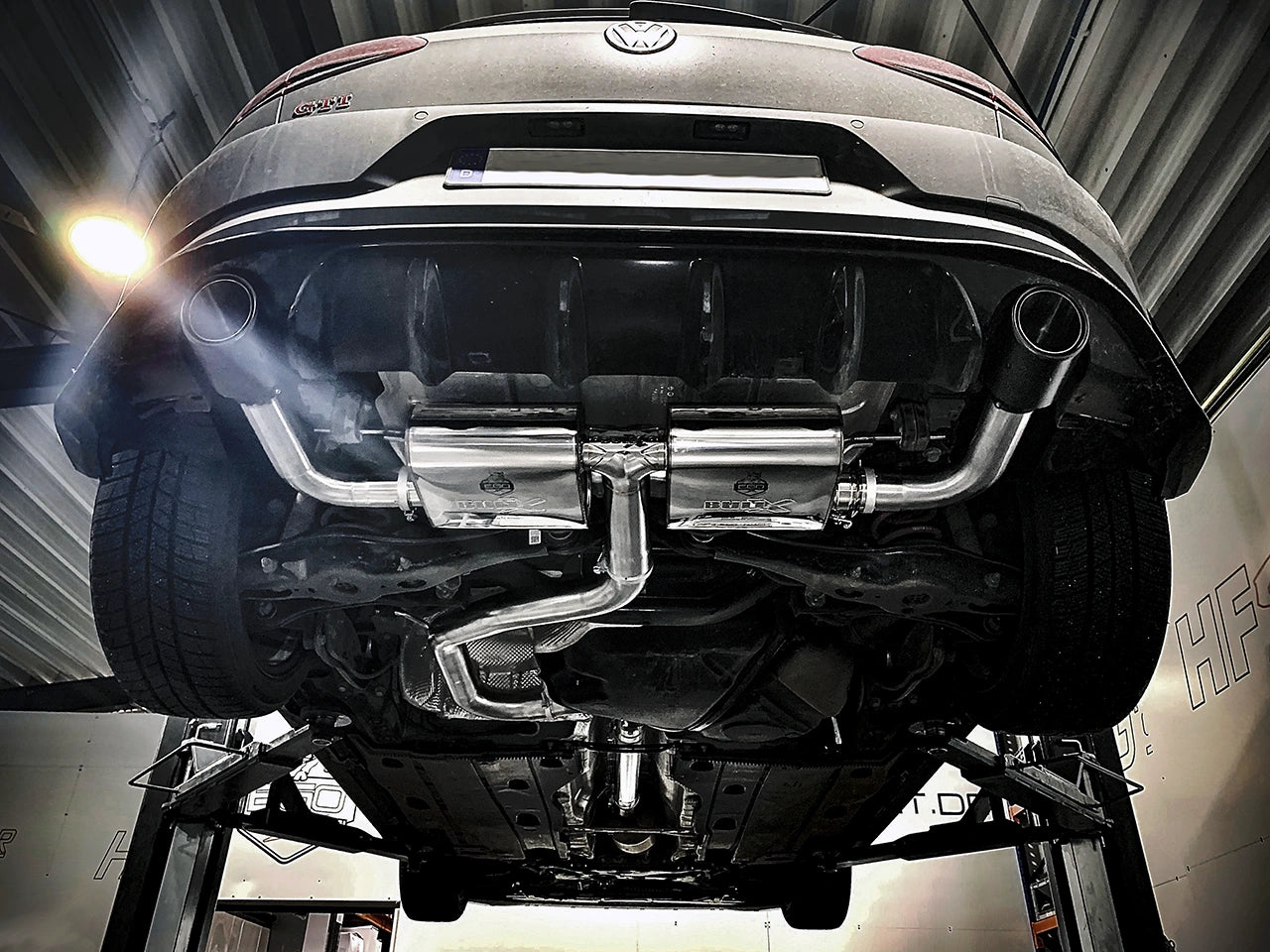 EGO-X 3 inch RVS Cat-Back Met Klep VW Golf MK7 GTI Performance/TCR, Leon 5F Cupra 290 OPF (with ECE)