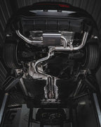 EGO-X 3,5 inch RVS Cat-Back Met Klep VW Golf MK8 GTI & Clubsport 2.0TSI 2021-