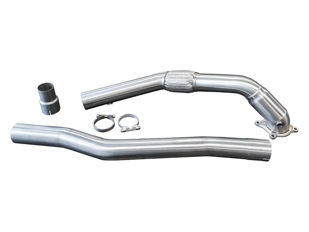 Bull-X Downpipe 3,5 naar 3 inch AWD - VW Golf 6R 2.0TSI & Audi A3/S3 8P Quattro
