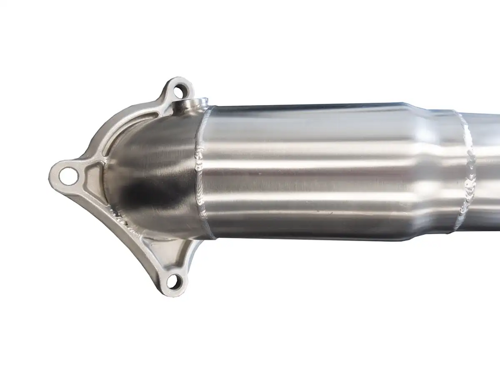 Bull-X Downpipe 3,5 bis 3 Zoll FWD – VW Golf 5+6 GTI/Scirocco/Audi A3 8P/Seat Leon 1P etc.