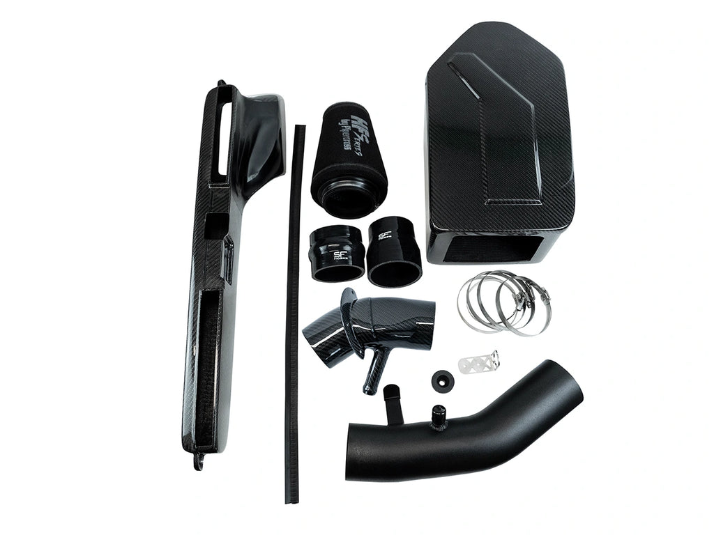 HF-serie kolfiber luftintagskit 2.5TFSI Audi RS3 8V, TTRS 8S 367/400HK