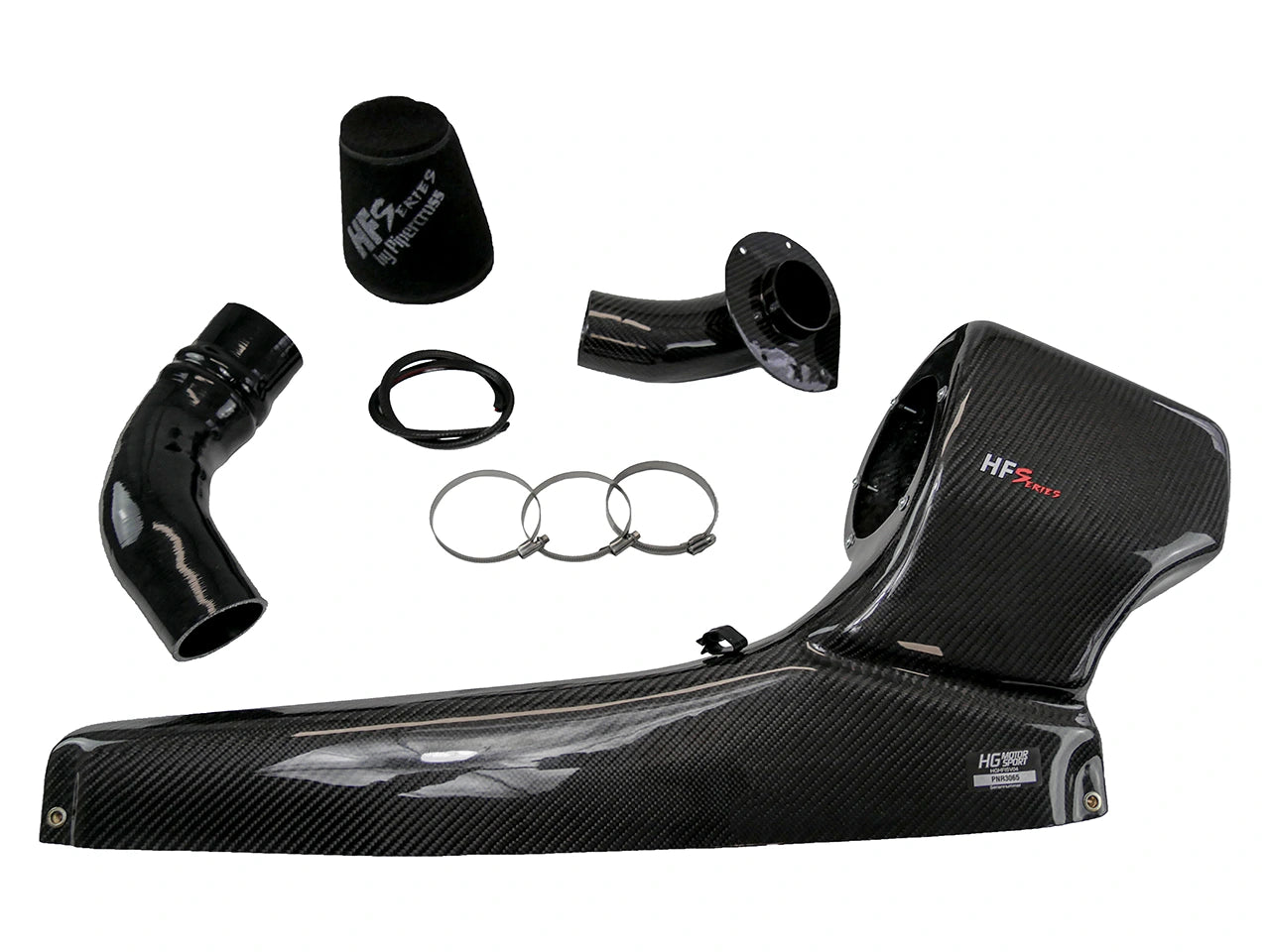 Kit de Admissão de Ar em Carbono Série HF MQB 1.8/2.0TSI VW Golf 7 GTI/R, Leon 5F Cupra, Audi A3/S3 8V etc.