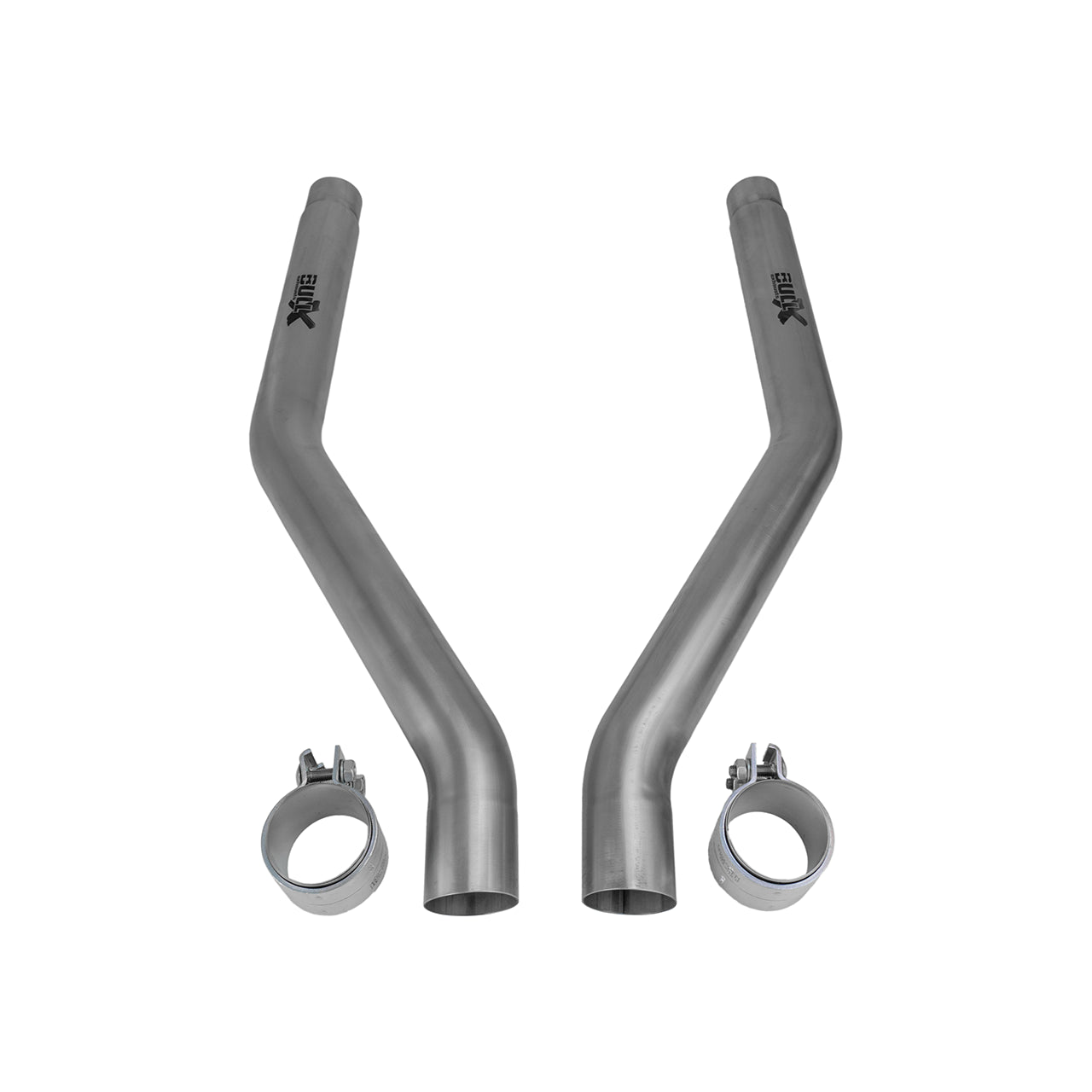 Pipes de remplacement pour silencieux central sans résonance Bull-X Audi SQ7 + SQ8 + RSQ8 4.0TFSI