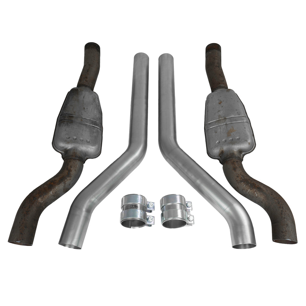 Pipes de remplacement pour silencieux central sans résonance Bull-X Audi RS6 + RS7 C8 4.0TFSI 600HP