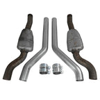 Pipes de remplacement pour silencieux central sans résonance Bull-X Audi RS6 + RS7 C8 4.0TFSI 600HP