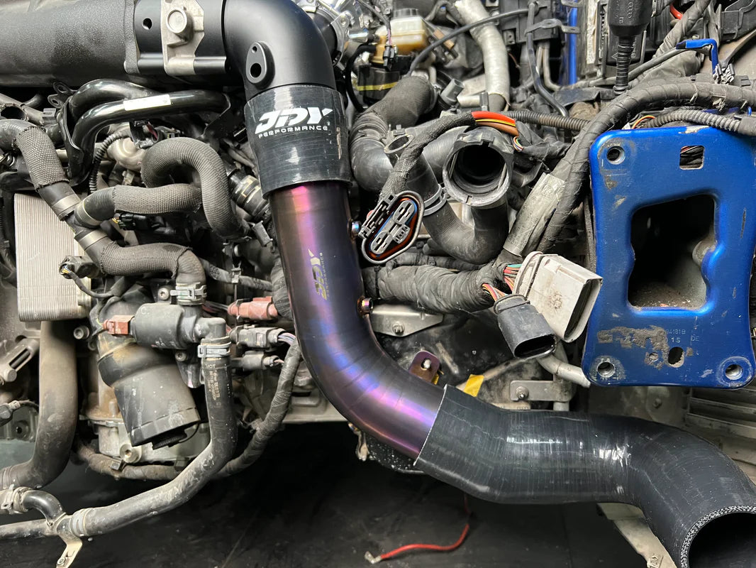 JDY Throttle Elbow BOV & Titanium Boost Pipe Kit EA855 Audi RS3 8V/8Y, TTRS 8S, RSQ3