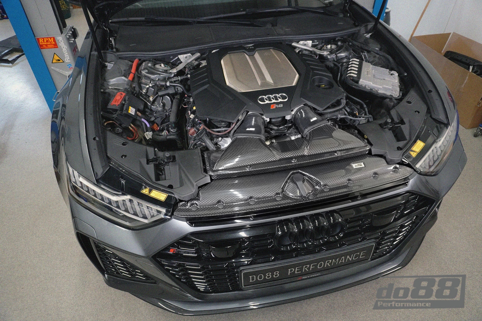DO88 Carbon Luchtinlaat + Turbo Inlets Audi RS6, RS7 C8 4.0TFSI