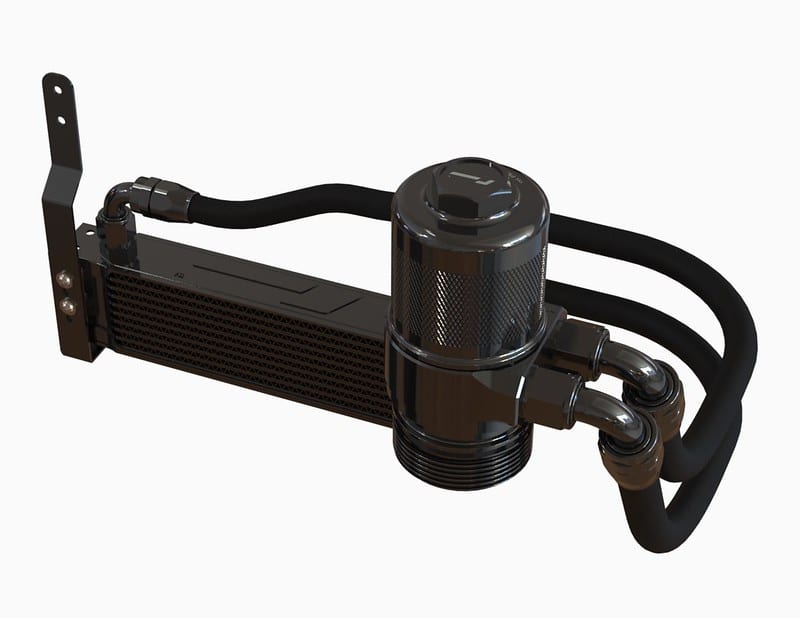 RacingLine olajhűtő MQB 2.0TSI VW Golf 7/8 GTI/R, Leon Cupra, A3/S3 8V/8Y stb.