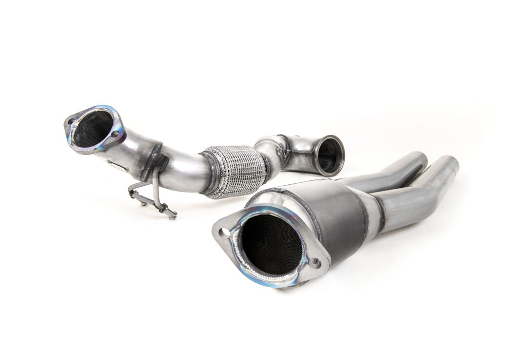 Milltek Sport Downpipe mit großer Bohrung Audi RS3 8V &amp; TTRS 8S (Modelle ohne OPF)