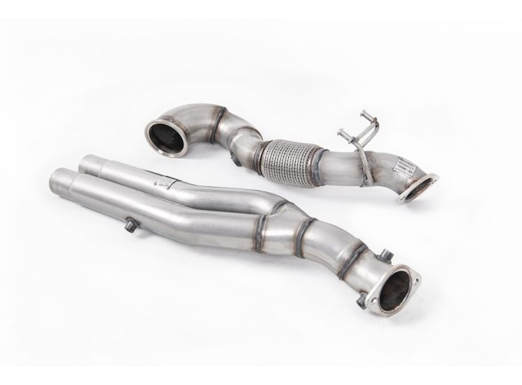 Downpipe grand diamètre Milltek Sport Audi RS3 8Y 2.5TFSI 2021- + RSQ3 (modèles équipés OPF/GPF uniquement)