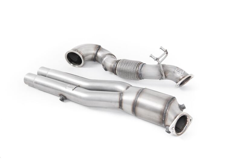 Downpipe grand diamètre Milltek Sport Audi RS3 8Y 2.5TFSI 2021- + RSQ3 (modèles équipés OPF/GPF uniquement)